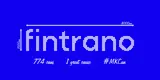 Fintrano Logo as a plan of cans