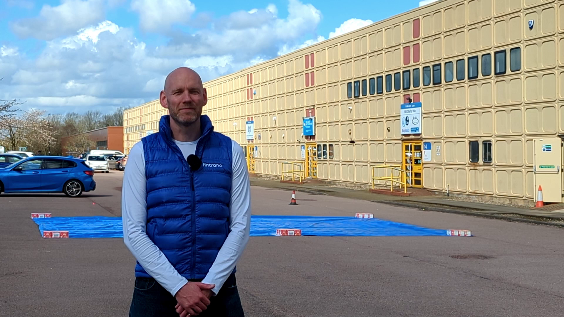 Screenshot from MK Can video: Iain talking to camera