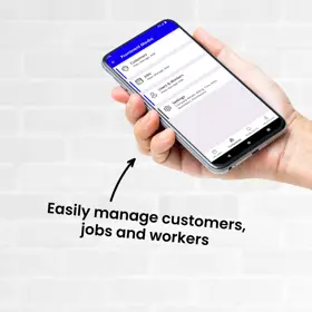 Easily manage customers, jobs and workers
